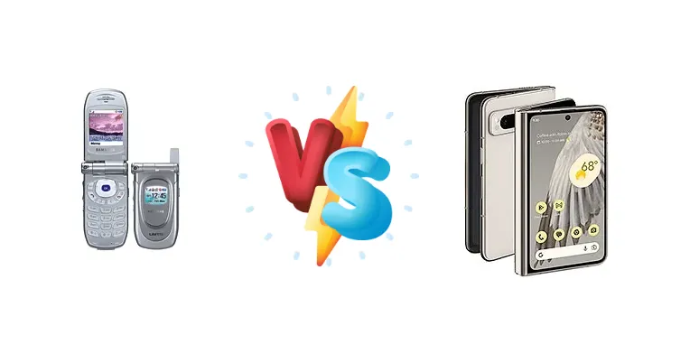 Samsung Z105 vs Google Pixel Fold