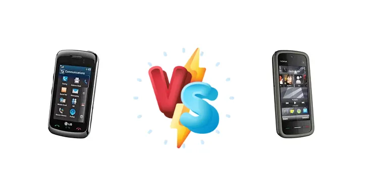 LG GT550 Encore vs Nokia 5230