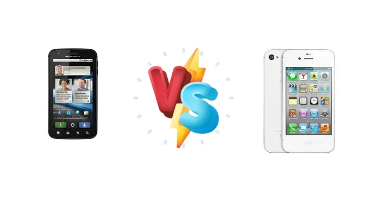 Motorola ATRIX vs Apple iPhone 4s