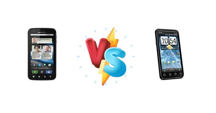 Motorola ATRIX vs HTC EVO 3D CDMA