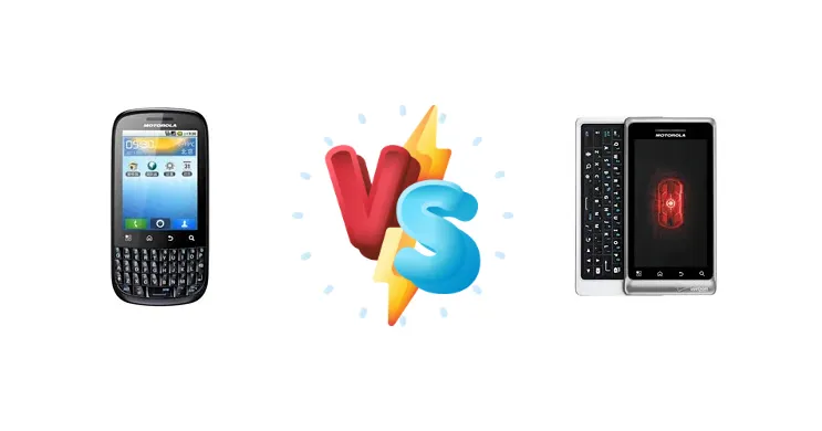 Motorola SPICE Key vs Motorola DROID 2 Global