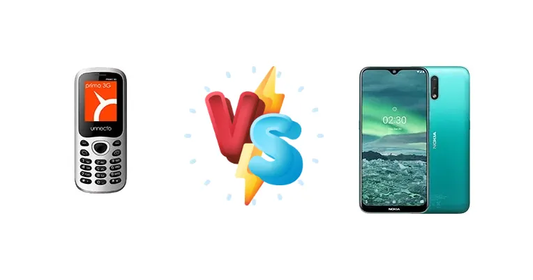 Unnecto Primo 3G vs Nokia 2.3