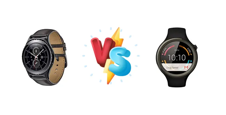 Samsung Gear S2 classic vs Motorola Moto 360 Sport (1st gen)