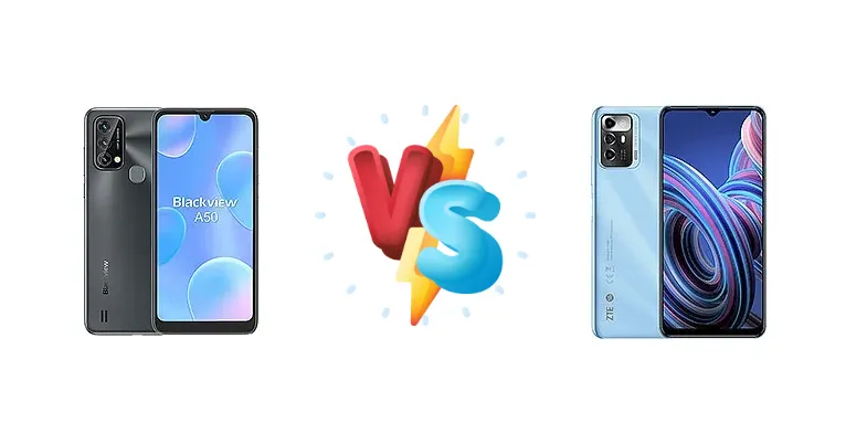 Blackview A50 vs ZTE Blade A72 5G