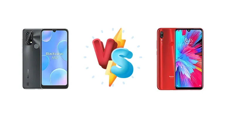 Blackview A50 vs Xiaomi Redmi Note 7S