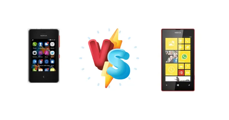 Nokia Asha 500 vs Nokia Lumia 520