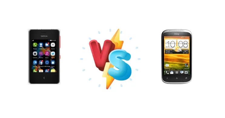 Nokia Asha 500 vs HTC Desire C