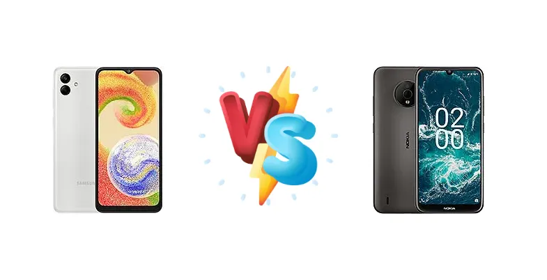 Samsung Galaxy A04 vs Nokia C200