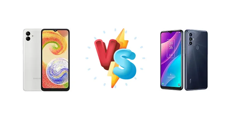 Samsung Galaxy A04 vs TCL 30 SE