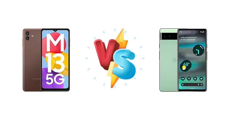 Samsung Galaxy M13 5G vs Google Pixel 6a