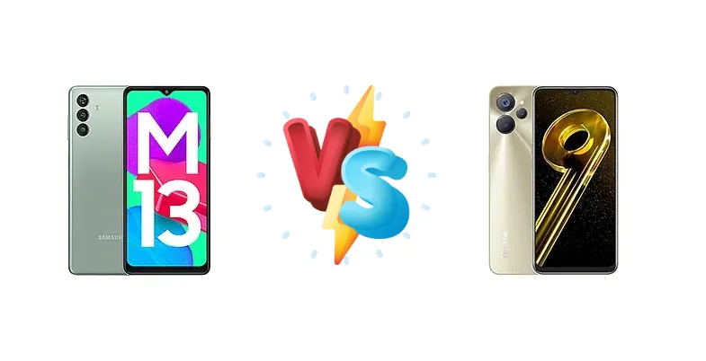 Samsung Galaxy M13 (India) vs Realme 9i 5G