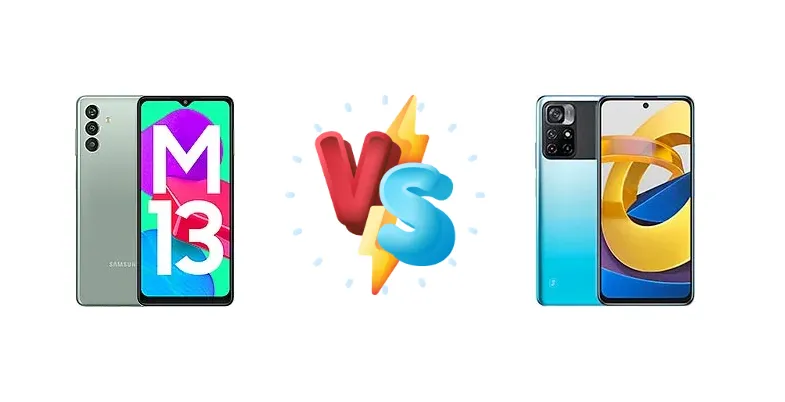 Samsung Galaxy M13 (India) vs Xiaomi Poco M4 Pro 5G