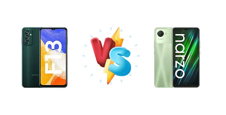 Samsung Galaxy F13 vs Realme Narzo 50i Prime