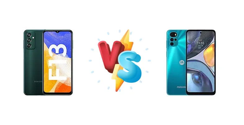 Samsung Galaxy F13 vs Motorola Moto G22