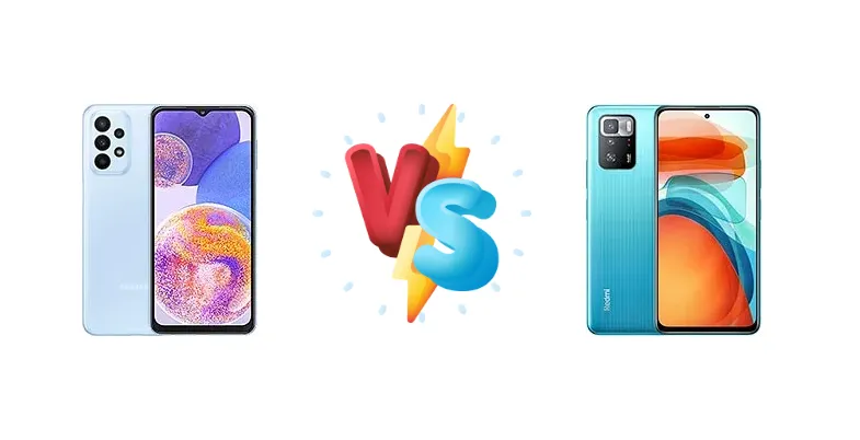 Samsung Galaxy A23 vs Xiaomi Redmi Note 10 Pro (China)