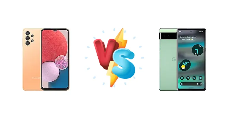 Samsung Galaxy A13 vs Google Pixel 6a