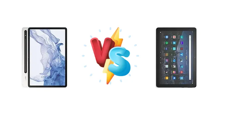 Samsung Galaxy Tab S8 vs Amazon Fire HD 10 Plus (2021)