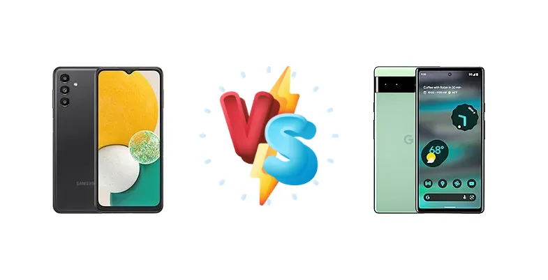 Samsung Galaxy A13 5G vs Google Pixel 6a