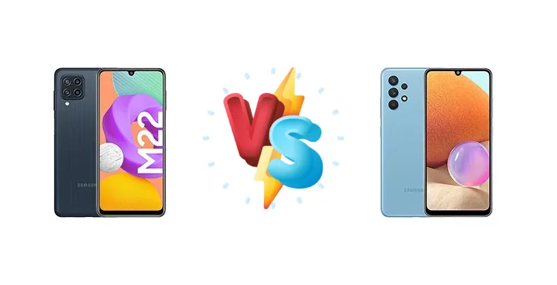Samsung Galaxy M22 vs Samsung Galaxy A32