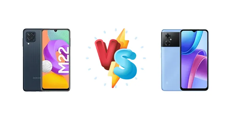 Samsung Galaxy M22 vs Xiaomi Redmi Note 11R