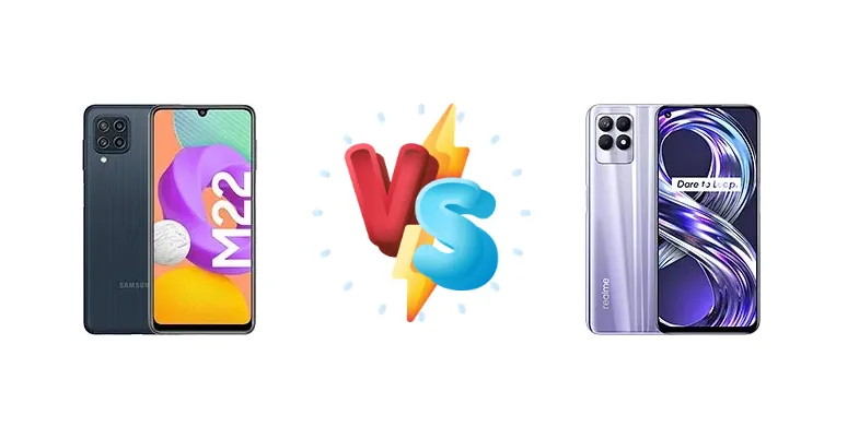 Samsung Galaxy M22 vs Realme 8i