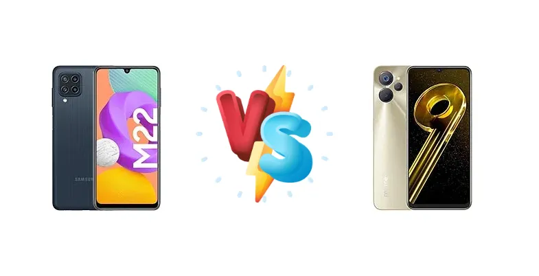 Samsung Galaxy M22 vs Realme 9i 5G