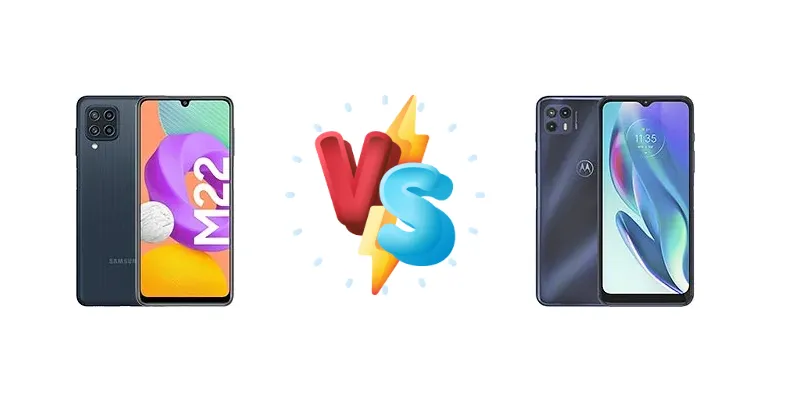 Samsung Galaxy M22 vs Motorola Moto G50 5G