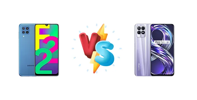 Samsung Galaxy F22 vs Realme 8i