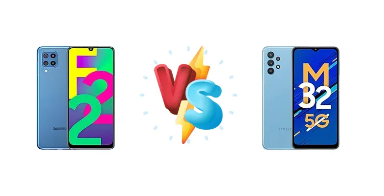 Samsung Galaxy F22 vs Samsung Galaxy M32 5G
