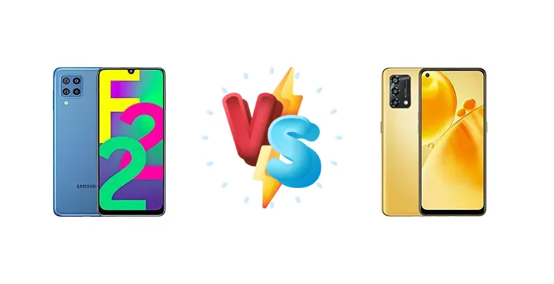 Samsung Galaxy F22 vs Oppo F19s