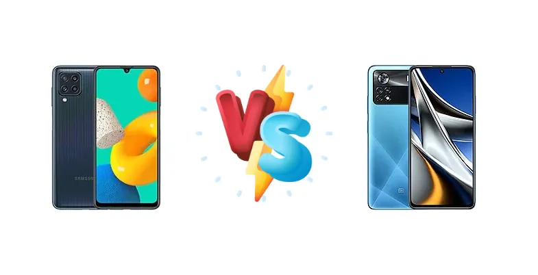 Samsung Galaxy M32 vs Xiaomi Poco X4 Pro 5G