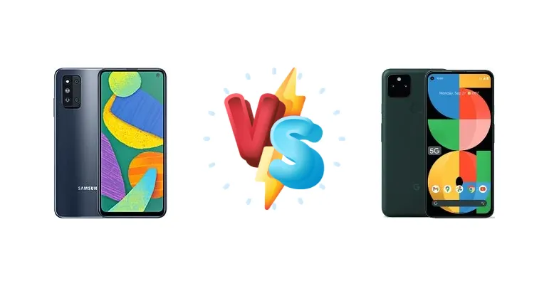 Samsung Galaxy F52 5G vs Google Pixel 5a 5G