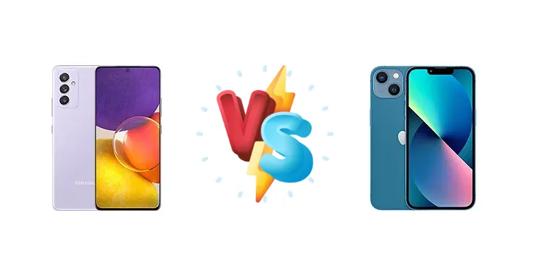 Samsung Galaxy Quantum 2 vs Apple iPhone 13