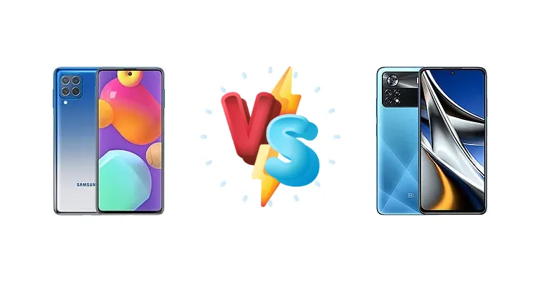 Samsung Galaxy M62 vs Xiaomi Poco X4 Pro 5G