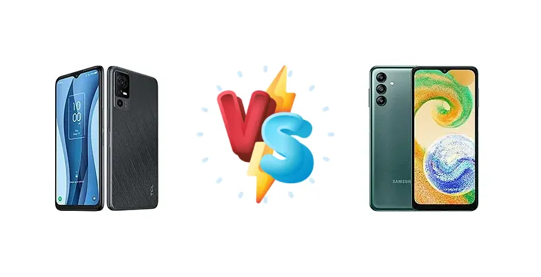 TCL 40 X vs Samsung Galaxy A04s