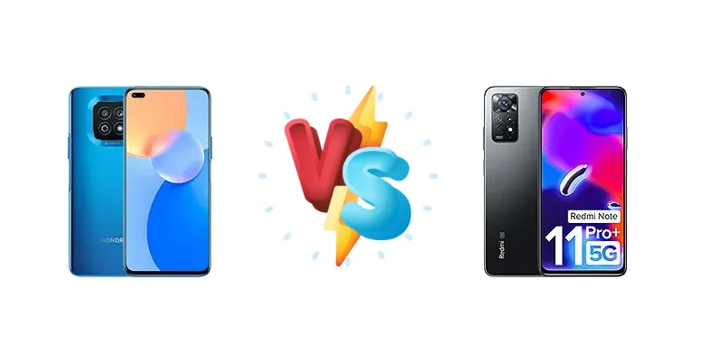 Honor Play5 Youth vs Xiaomi Redmi Note 11 Pro+ 5G (India)