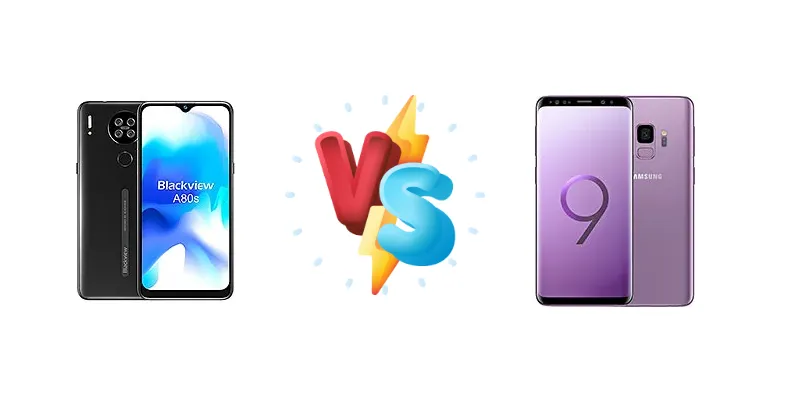 Blackview A80s vs Samsung Galaxy S9