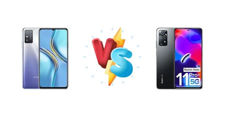 Honor X30 Max vs Xiaomi Redmi Note 11 Pro+ 5G (India)
