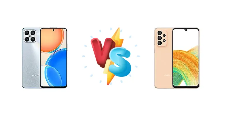 Honor X8 vs Samsung Galaxy A33 5G