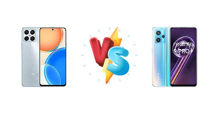 Honor X8 vs Realme 9 Pro+