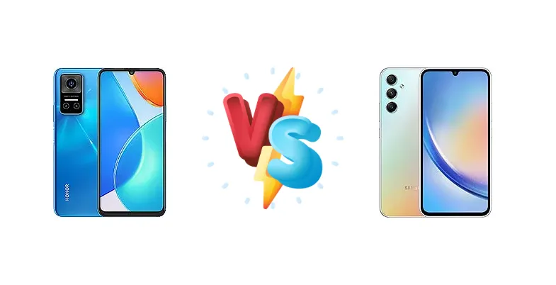 Honor Play6T vs Samsung Galaxy A34