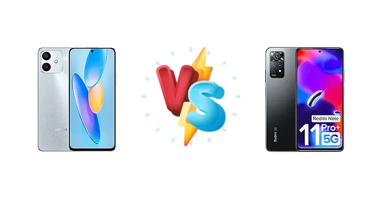 Honor Play6T Pro vs Xiaomi Redmi Note 11 Pro+ 5G (India)