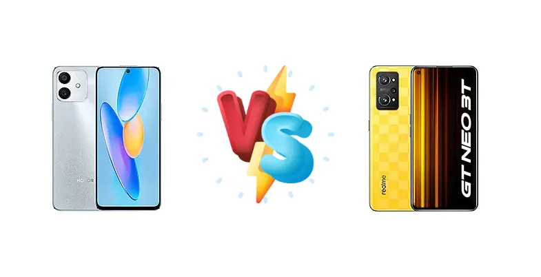 Honor Play6T Pro vs Realme GT Neo 3T