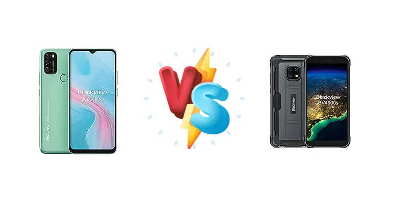 Blackview A70 Pro vs Blackview BV4900s
