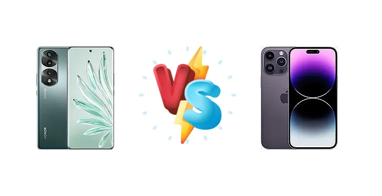 Honor 70 Pro+ vs Apple iPhone 14 Pro Max