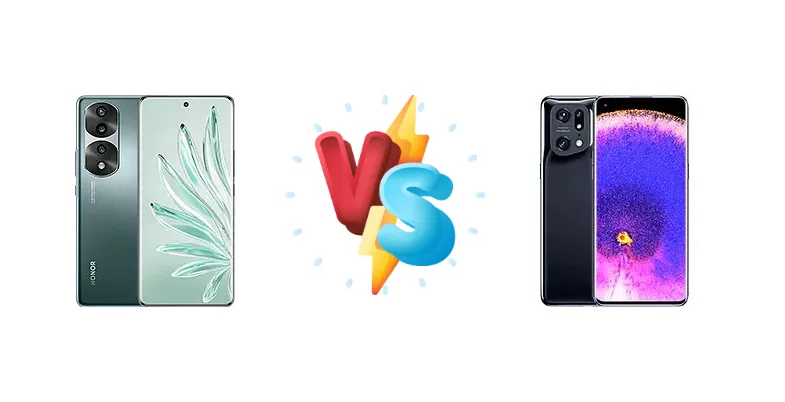 Honor 70 Pro+ vs Oppo Find X5 Pro
