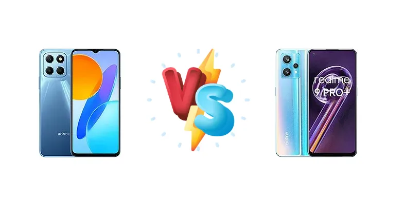 Honor X8 5G vs Realme 9 Pro+