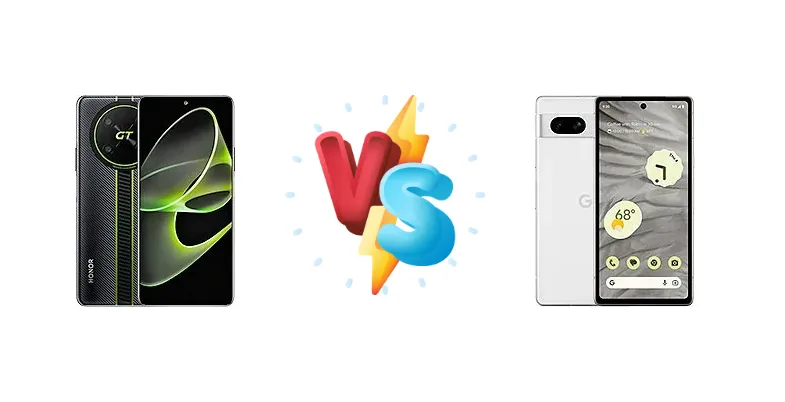 Snapdragon Speed vs. Tensor AI: Honor X40 GT vs. Google Pixel 7a