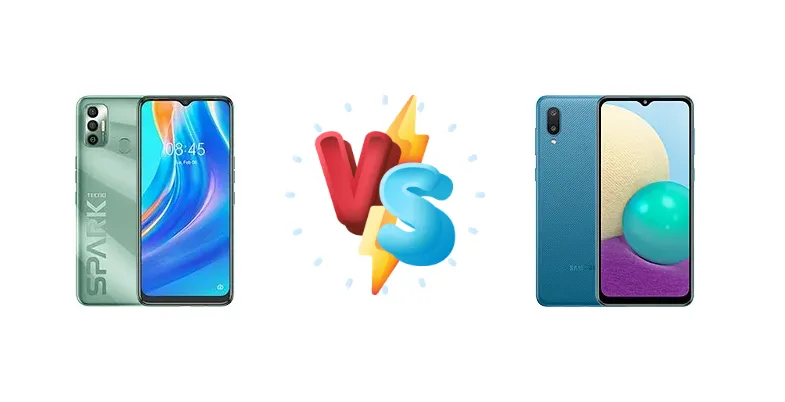 Tecno Spark 7 vs Samsung Galaxy A02