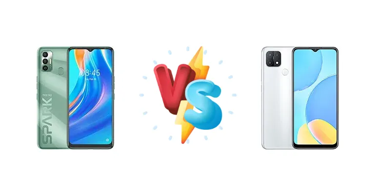 Tecno Spark 7 vs Oppo A15s
